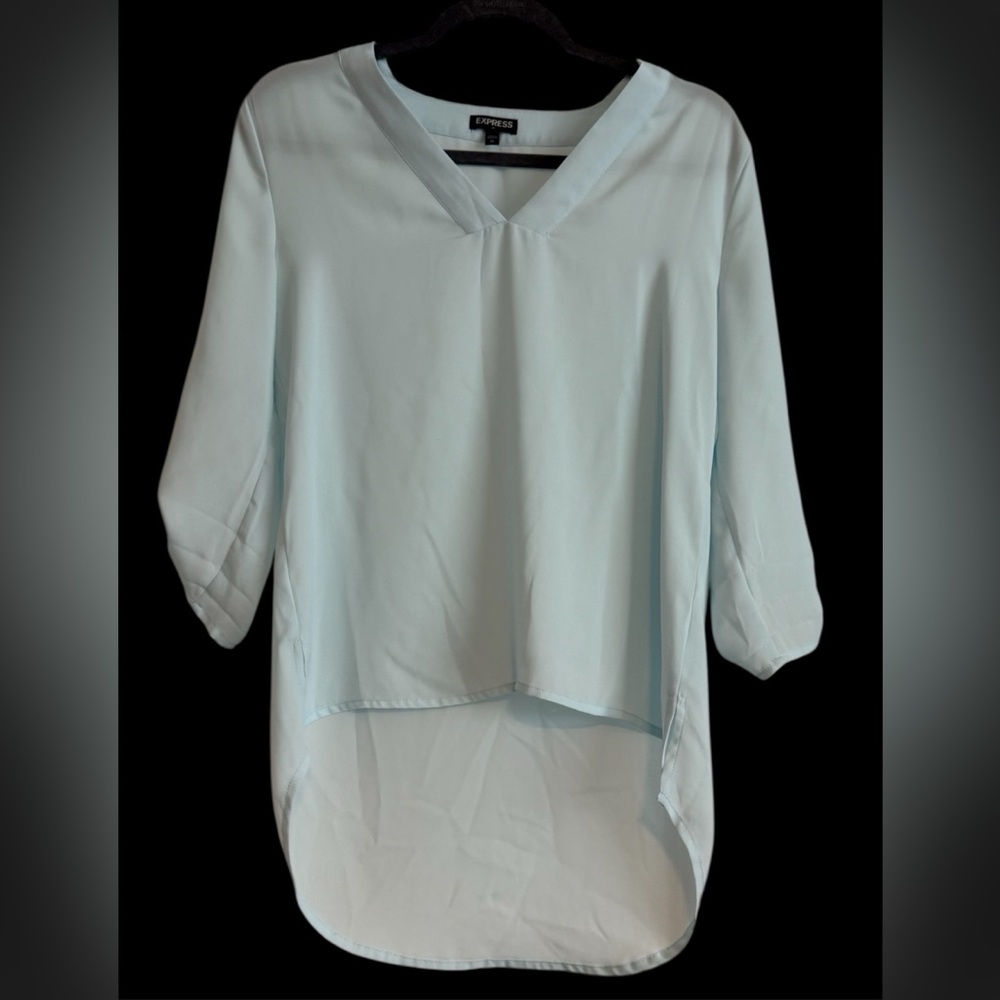 Express Women's Soft Blue Blouse